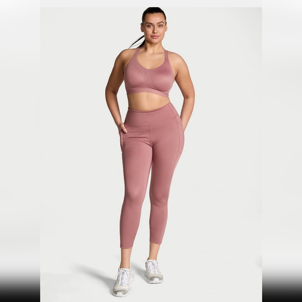 New Victoria's Secret Pink Leggings Sz L  High Waist